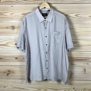 Nat‎ Nast Shirt Mens XXL Silk Blend Lightweight Luxury Travel